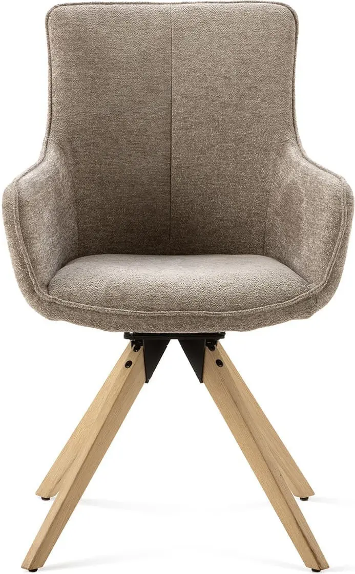 Feelings Wonen meubelen Borg eetkamerstoel met arm + swivel Eetkamerstoel
