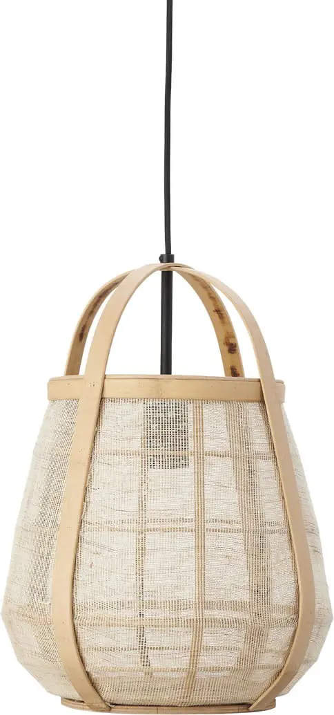 Light & Living Hanglamp Jacinto - naturel Bruin Hanglamp