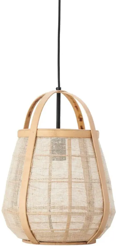 Light & Living Hanglamp Jacinto - naturel Bruin Hanglamp