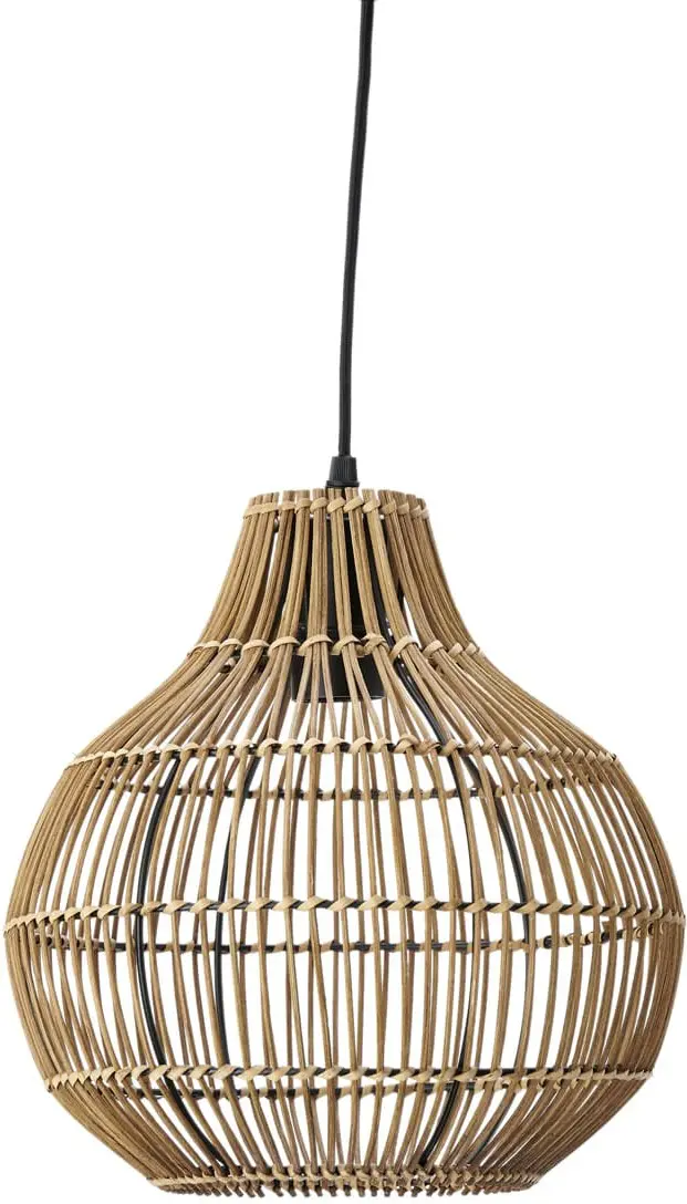 Light & Living Hanglamp Pacino - rotan donker bruin Bruin Hanglamp