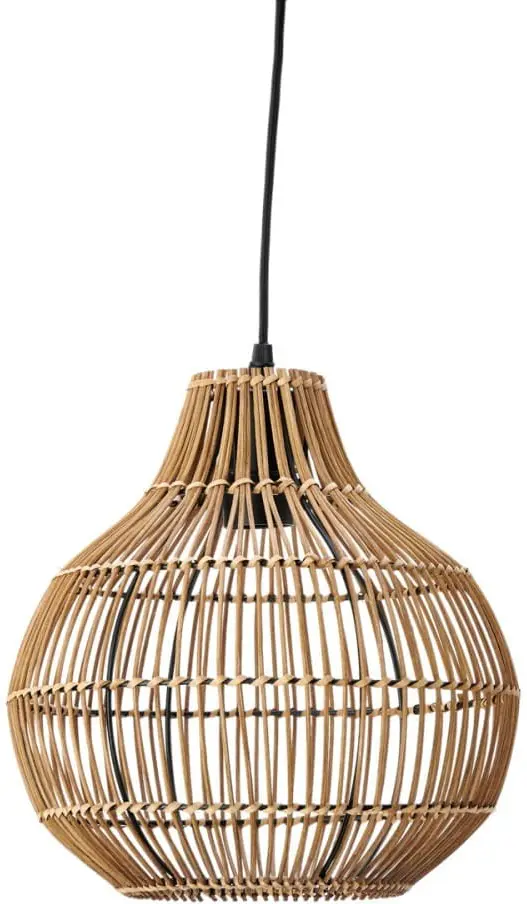 Light & Living Hanglamp Pacino - rotan donker bruin Bruin Hanglamp