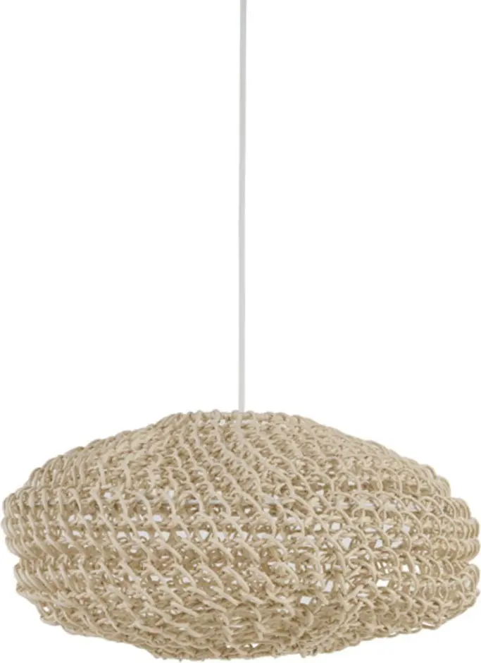 Light & Living Hanglamp Twan - crème Bruin Hanglamp