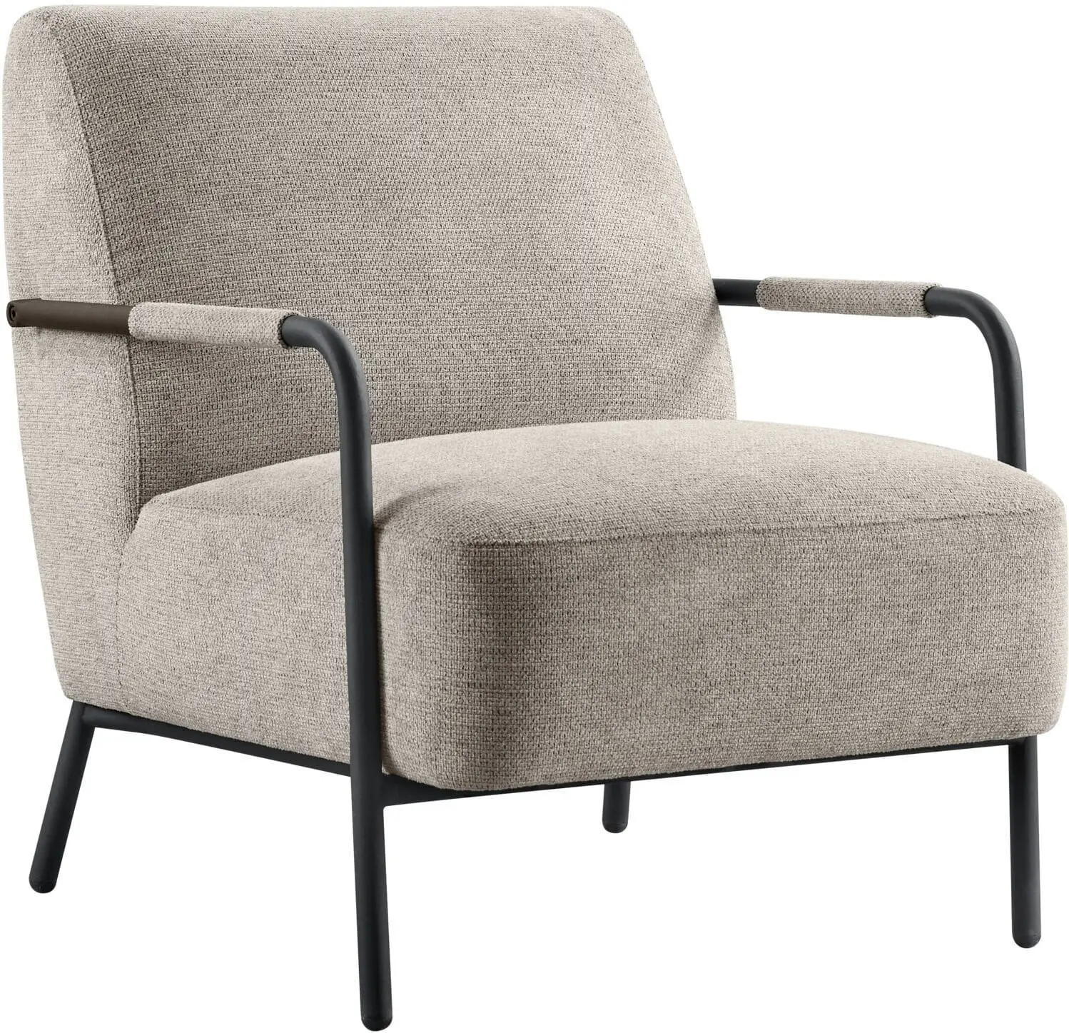 Pronto Wonen Fauteuil Posano grijs Grijs Fauteuil
