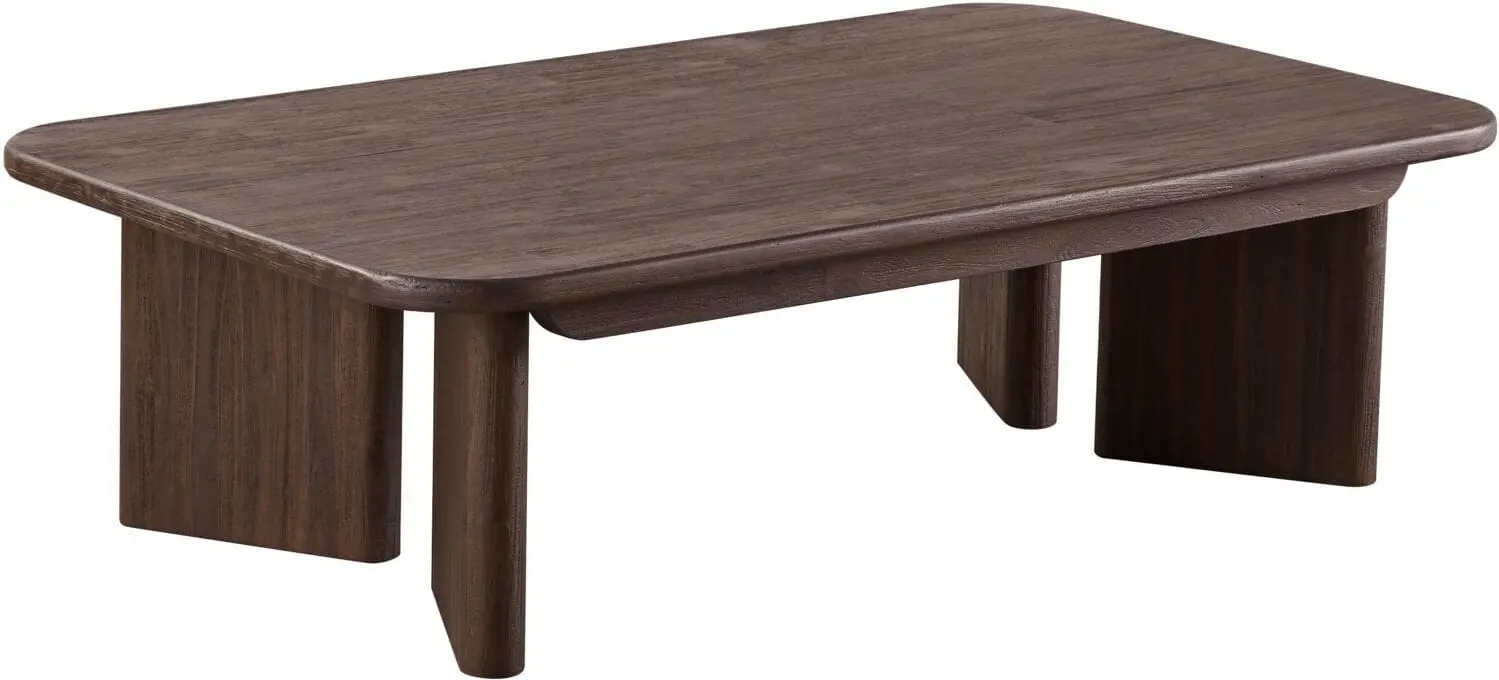 Pronto Wonen Salontafel Tondato acaciahout 140x80 cm organisch Bruin|Naturel Salontafel