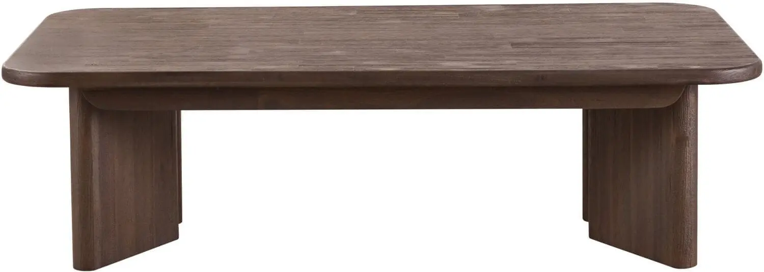 Pronto Wonen Salontafel Tondato acaciahout 140x80 cm organisch Bruin|Naturel Salontafel