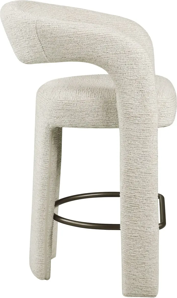 Richmond Interiors Counterstoel Soho natural linear Beige Eetkamerstoel