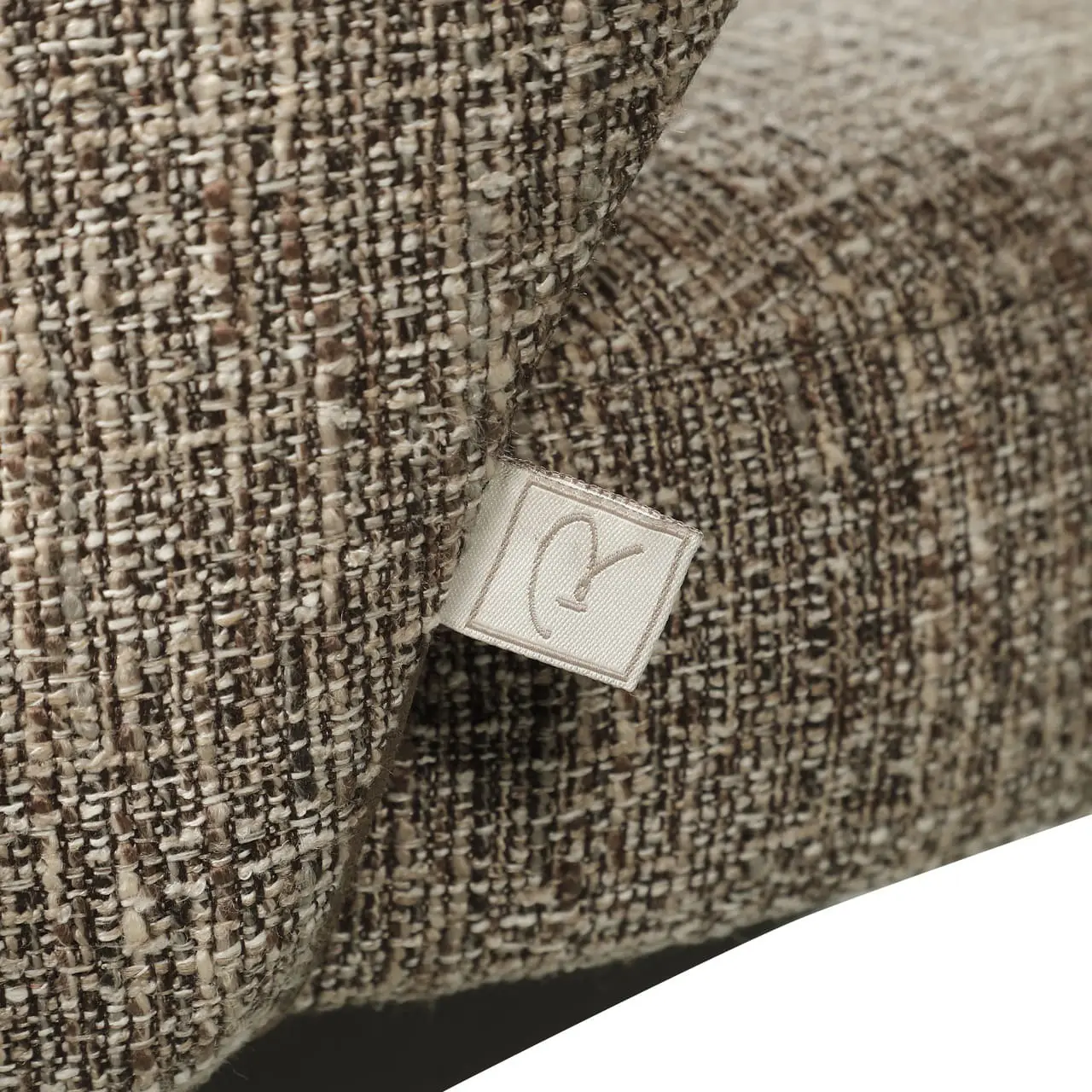 Richmond Interiors Eetkamer bank Kenzi brown tweed Bruin Bank