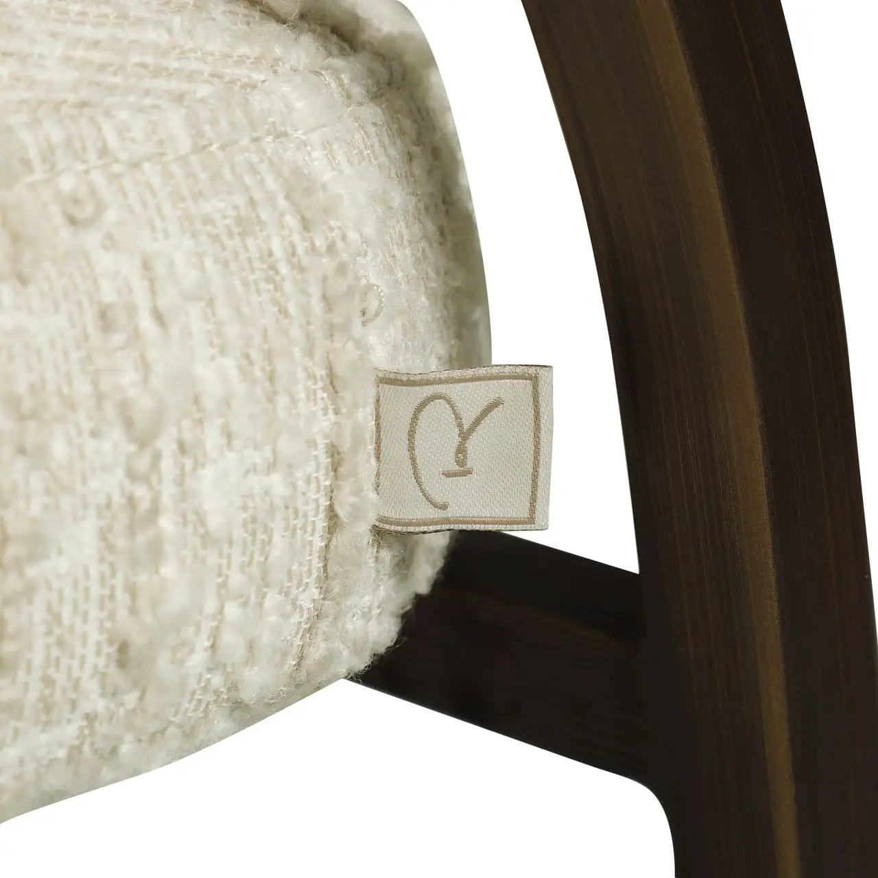 Richmond Interiors Eetkamerstoel Charda beige angora Beige Eetkamerstoel