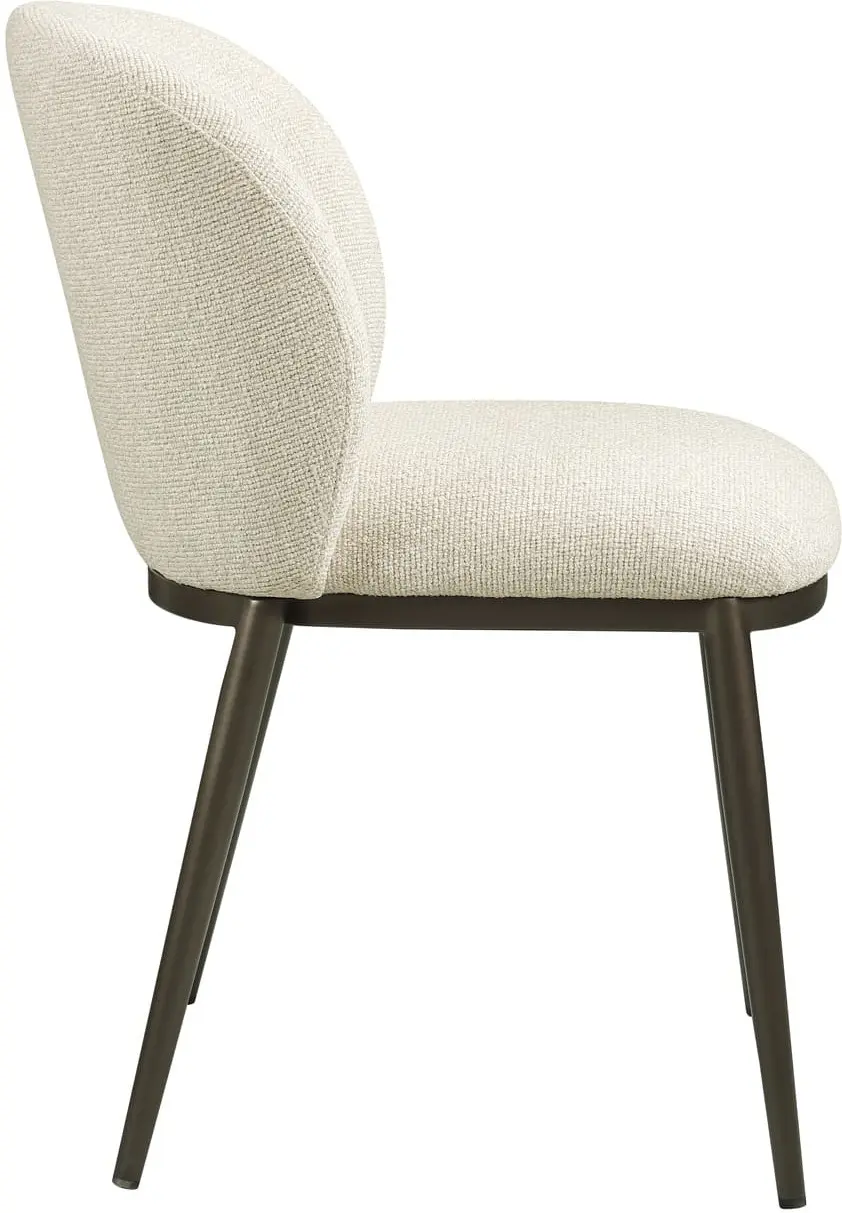 Richmond Interiors Eetkamerstoel Gandy biscotti fire retardant Eetkamerstoel