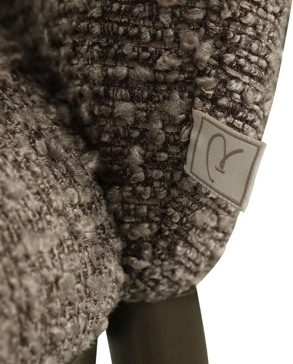 Richmond Interiors Eetkamerstoel Gandy brown chunky Bruin Eetkamerstoel