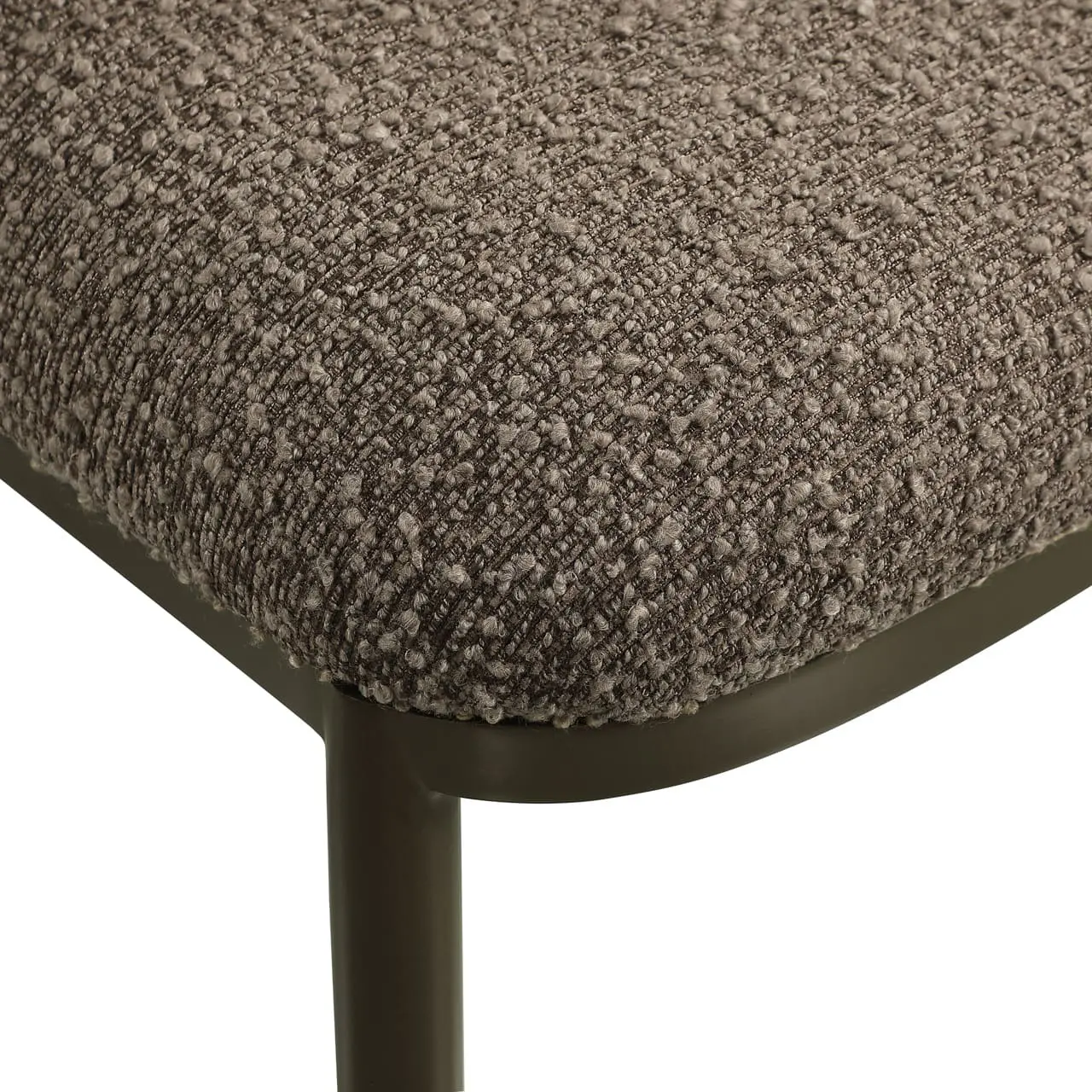 Richmond Interiors Eetkamerstoel Gandy brown chunky Bruin Eetkamerstoel