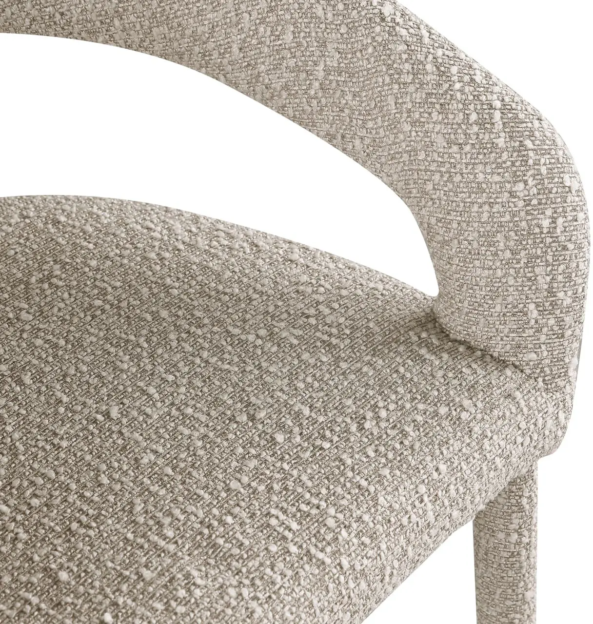 Richmond Interiors Eetkamerstoel Gia natural chunky Beige Eetkamerstoel