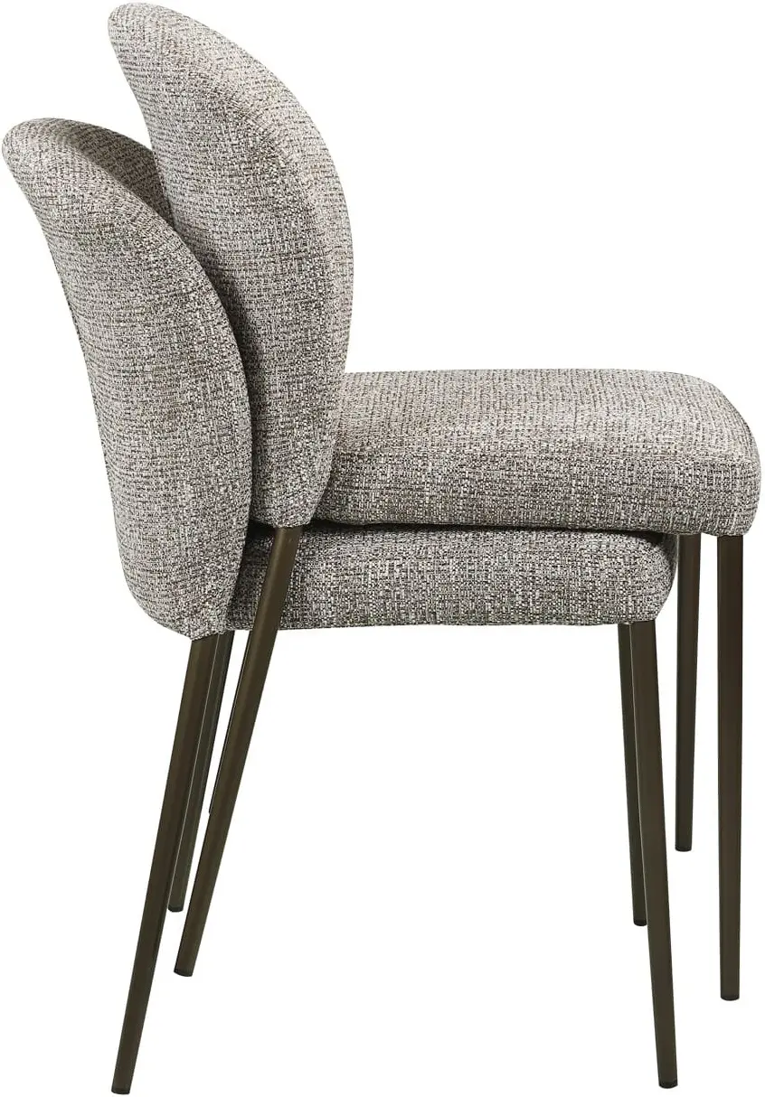 Richmond Interiors Eetkamerstoel Stacker earth tweed fire retardant Eetkamerstoel