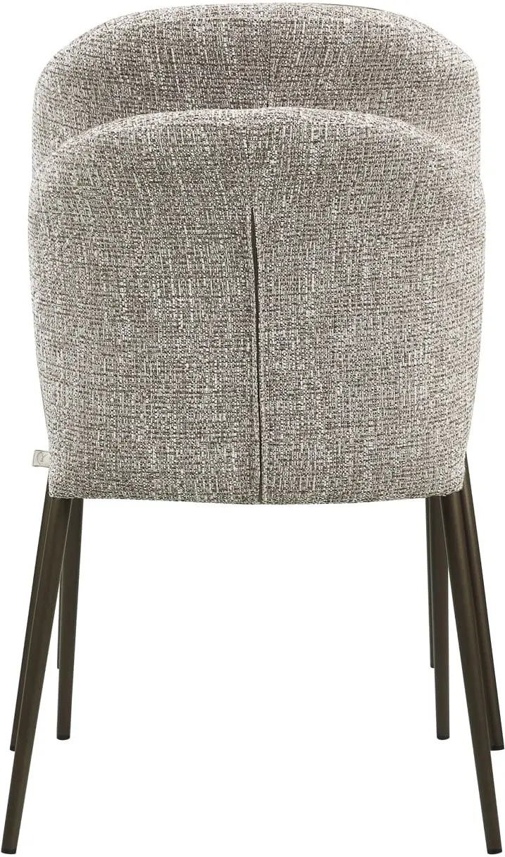 Richmond Interiors Eetkamerstoel Stacker earth tweed fire retardant Eetkamerstoel