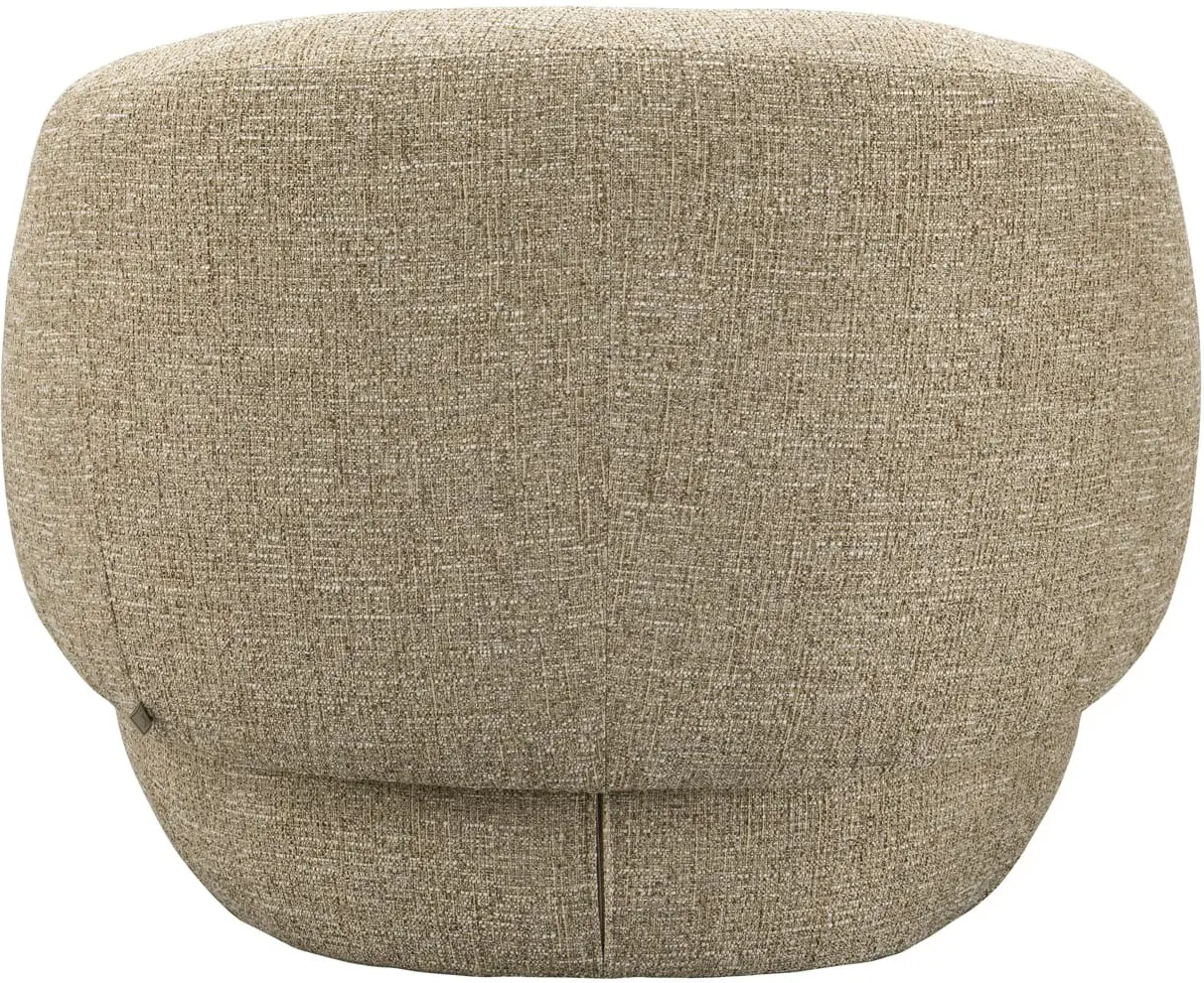 Richmond Interiors Lounge stoel Milano sand tweed fire retardant Beige Eetkamerstoel