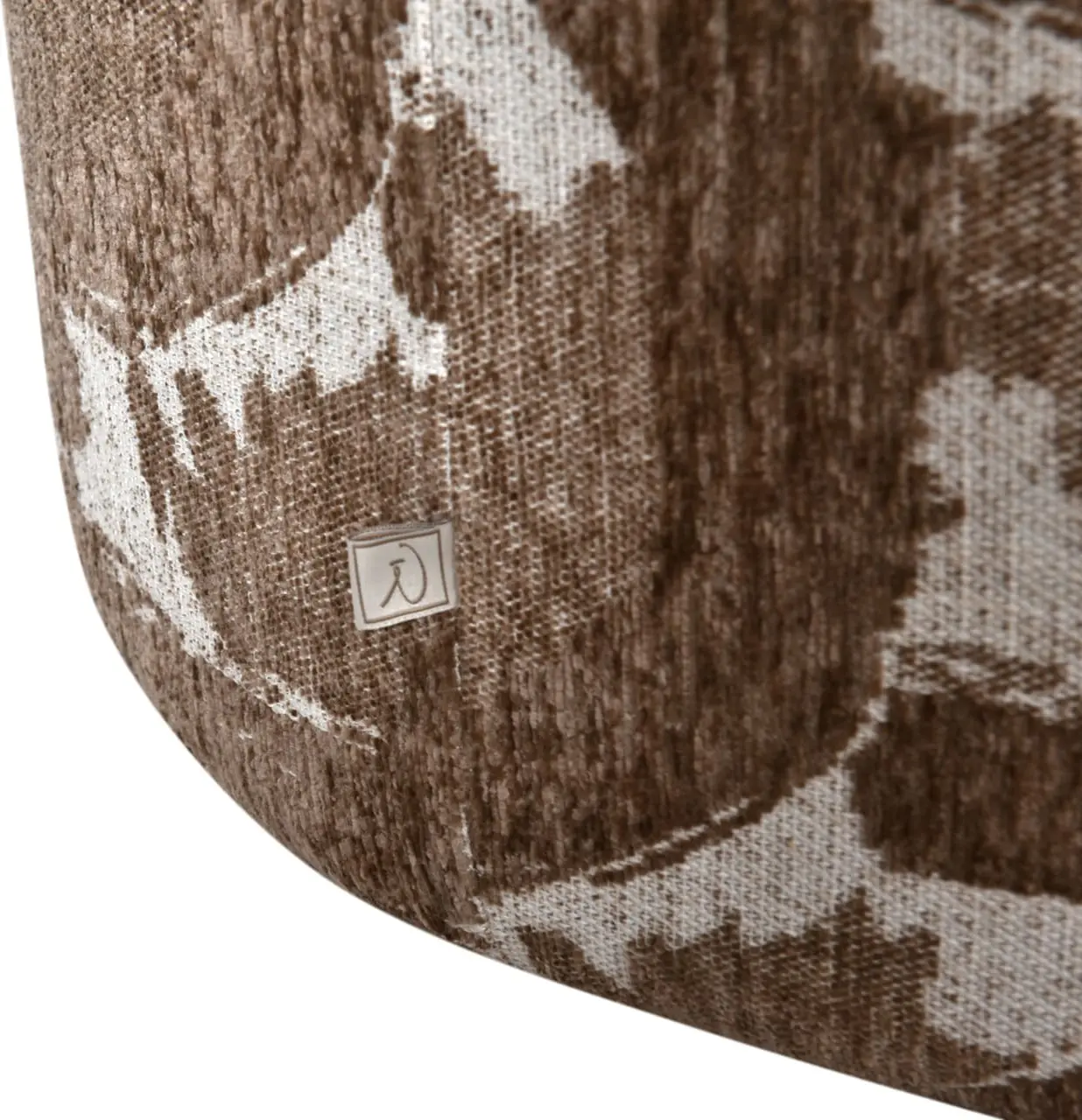 Richmond Interiors Lounge stoel Talley brown nature swivel Bruin Eetkamerstoel