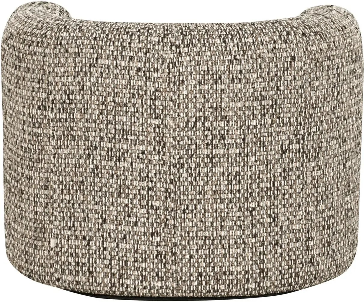 Richmond Interiors Lounge stoel Talley cobblestone swivel Taupe Eetkamerstoel