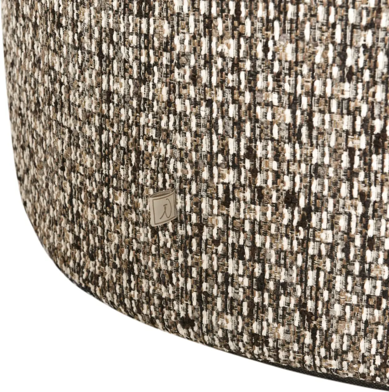 Richmond Interiors Lounge stoel Talley cobblestone swivel Taupe Eetkamerstoel