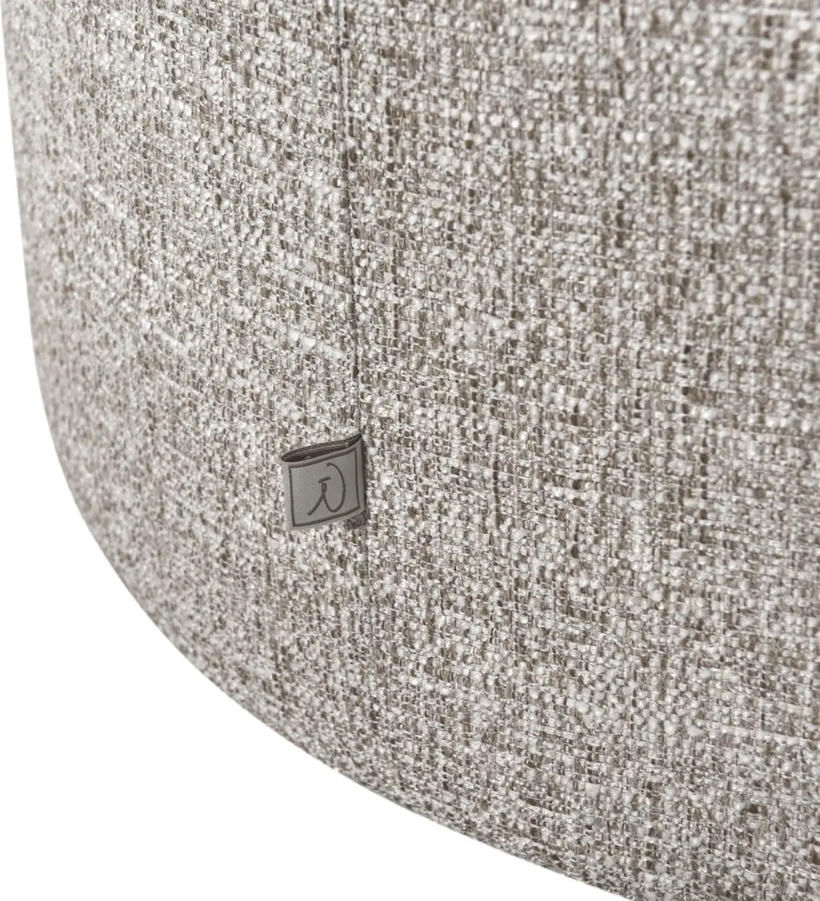 Richmond Interiors Lounge stoel Talley cream tweed swivel Eetkamerstoel