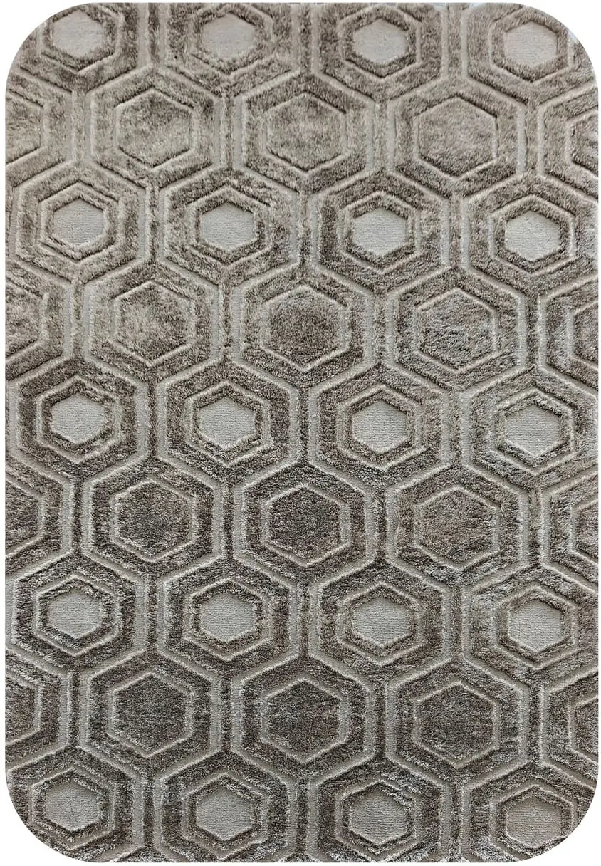 Richmond Interiors Vloerkleed Odin brown 200x290 Bruin