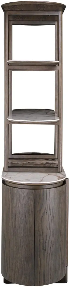 Richmond Interiors Wandkast Langford brown Bruin Wandkast|Kast