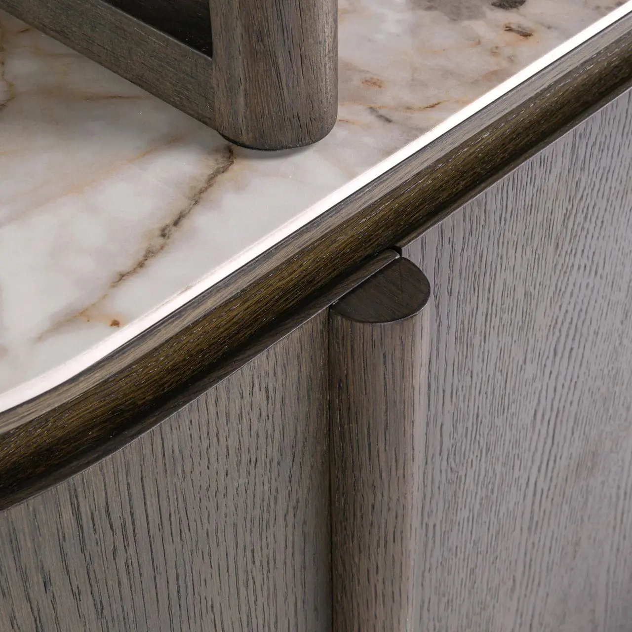 Richmond Interiors Wandkast Langford brown Bruin Wandkast|Kast
