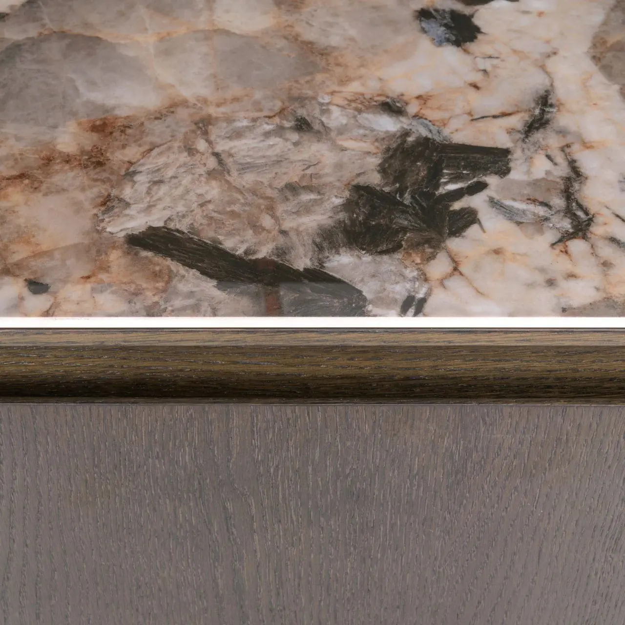 Richmond Interiors Wandkast Langford brown Bruin Wandkast|Kast