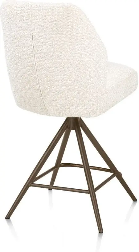Xooon Baya bar sevilla turning syst stb - creme Beige|Wit Eetkamerstoel