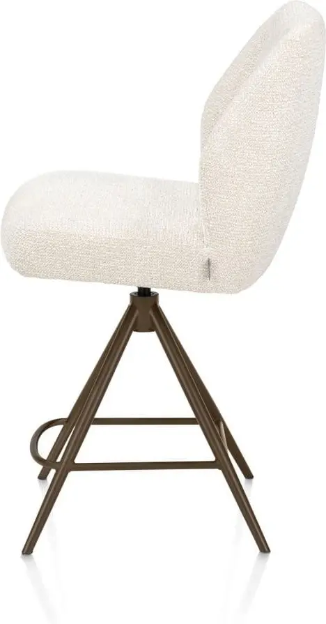 Xooon Baya bar sevilla turning syst stb - creme Beige|Wit Eetkamerstoel