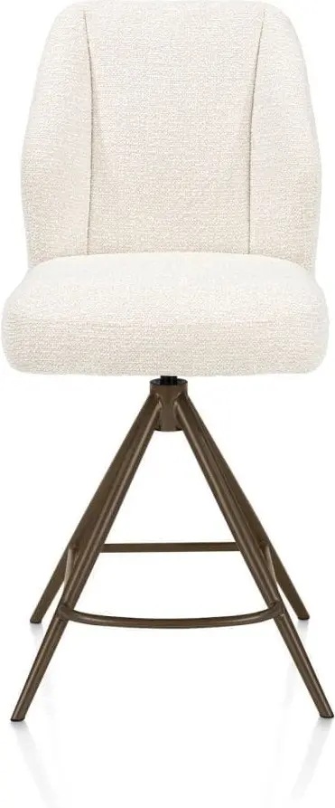 Xooon Baya bar sevilla turning syst stb - creme Beige|Wit Eetkamerstoel