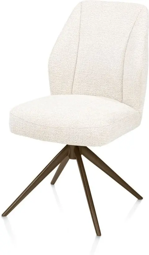Xooon Baya dining sevilla turning syst stb - creme Beige|Wit Eetkamerstoel