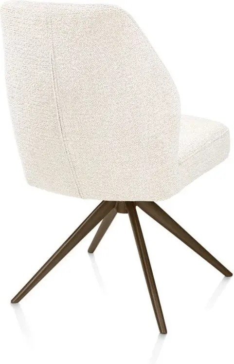 Xooon Baya dining sevilla turning syst stb - creme Beige|Wit Eetkamerstoel