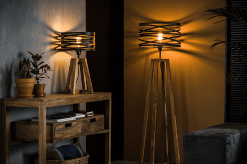 Sfeerverlichting vloer- en tafellamp bullcraft