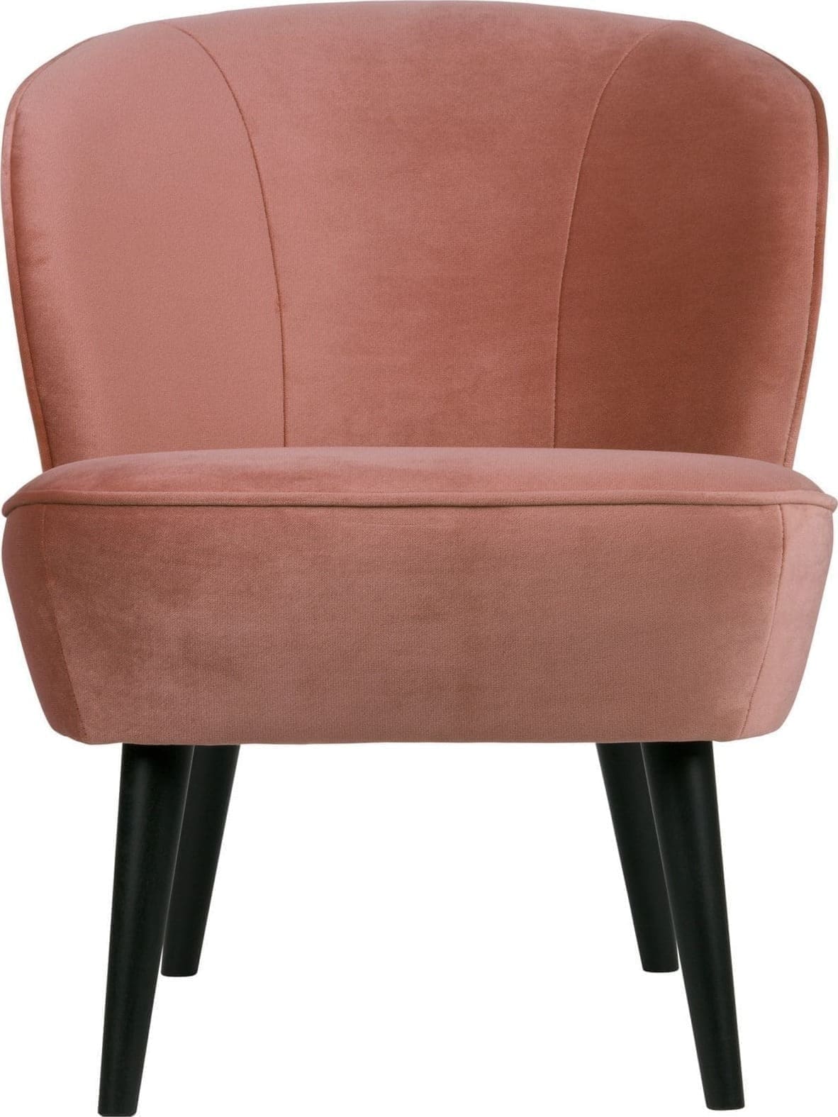 Sara Fauteuil Fluweel - Oud Roze - Afbeelding 2