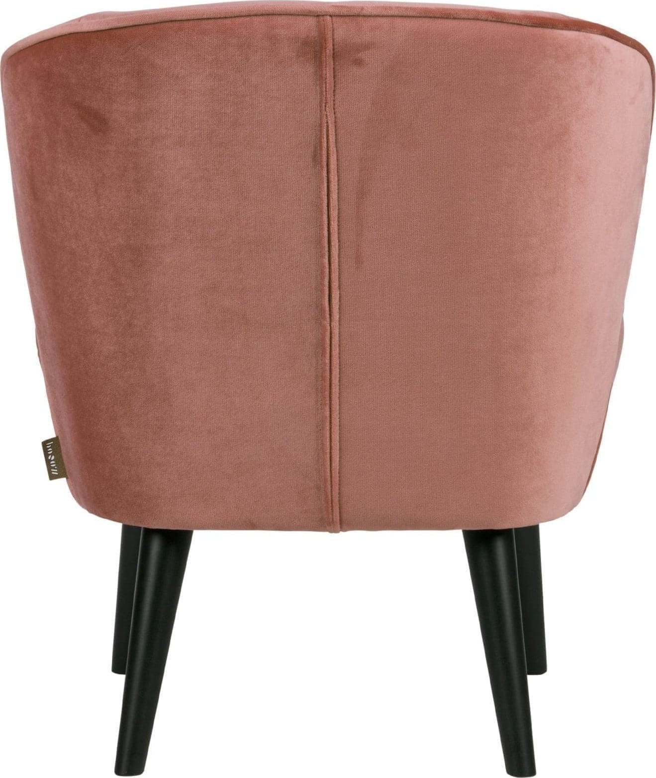 Sara Fauteuil Fluweel - Oud Roze - Afbeelding 4