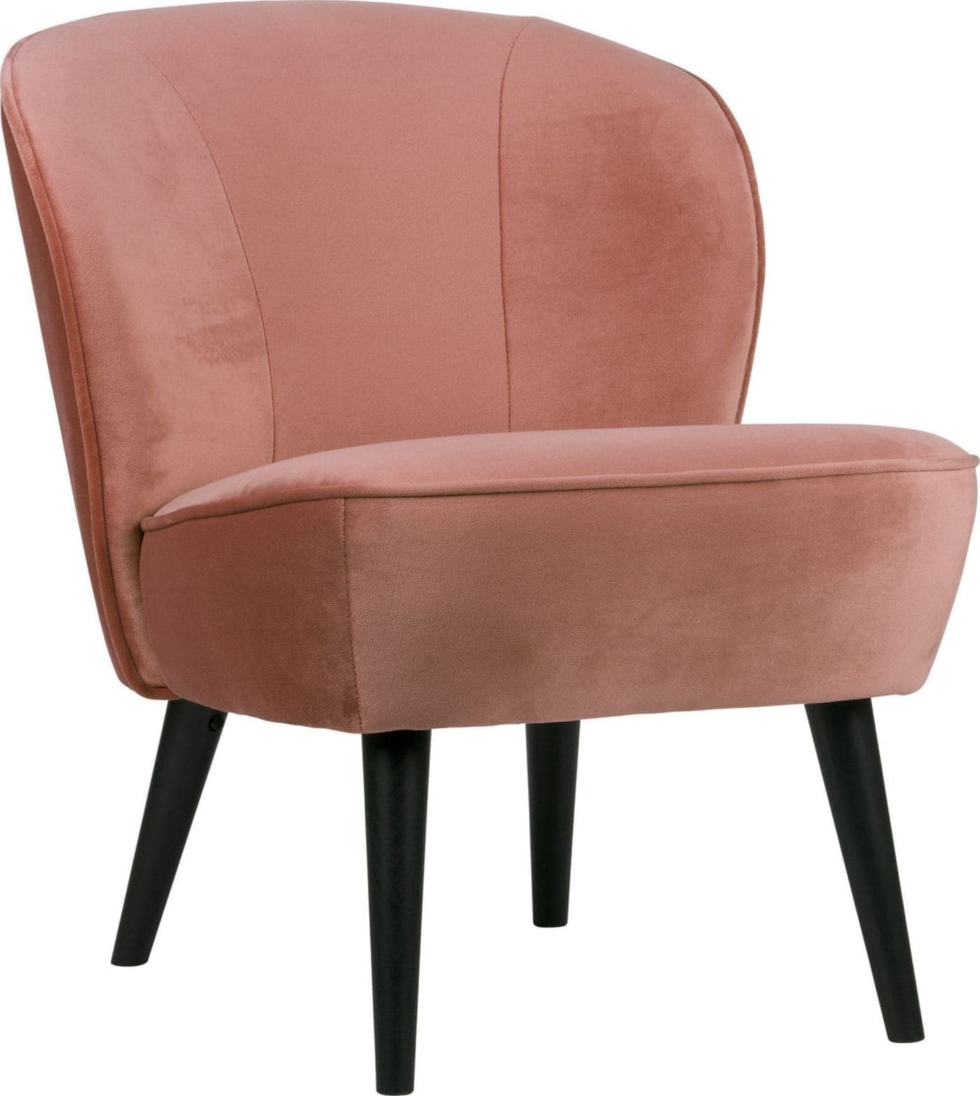 Sara Fauteuil Fluweel - Oud Roze - Afbeelding 6