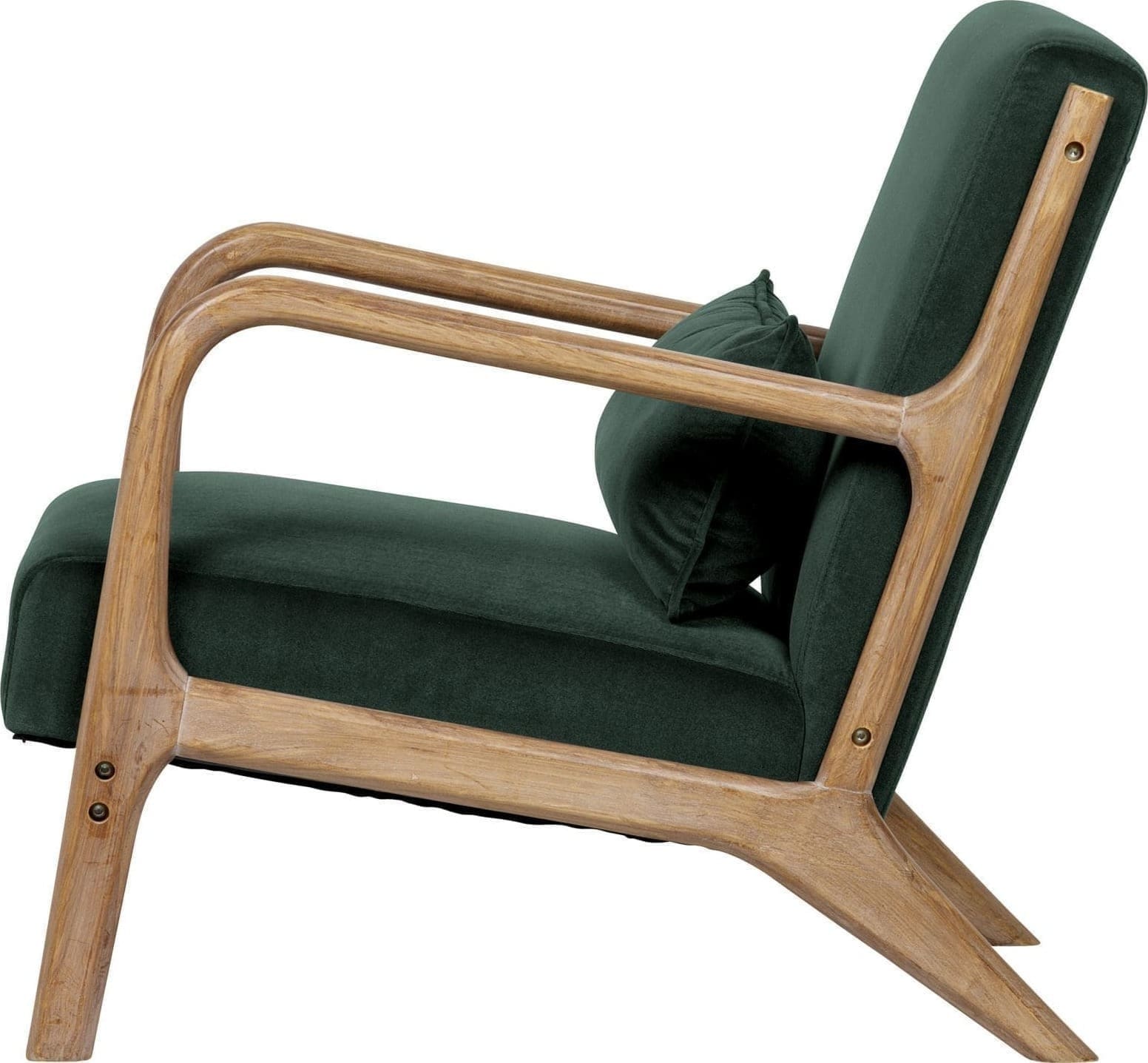 Mark Fauteuil Fluweel - Flesgroen - Afbeelding 3