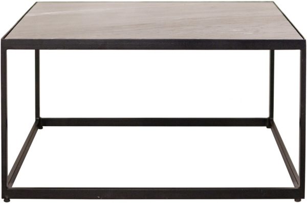 Salontafel uit de stijlvolle collectie van Eleonora. De Eleonora meubels sluiten perfect aan bij de laatste interieurtrends op het gebied van eigentijdse, vintage, industriële en scandinavische woonstijlen. Salontafel marmer - 70x70cm. Afmeting: (hxbxd) 38x70x70 cm.