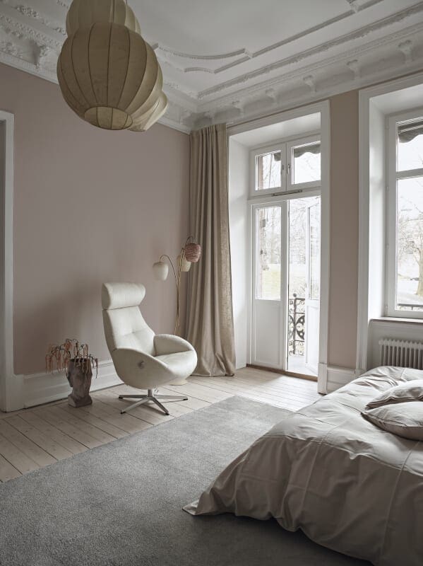 Globe fauteuil - stof Evita pearl - Afbeelding 3