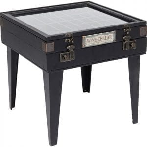 tafel Bijzettafel Collector Black 55x55cm Kare Design tafels - 84108 - Lowik Meubelen