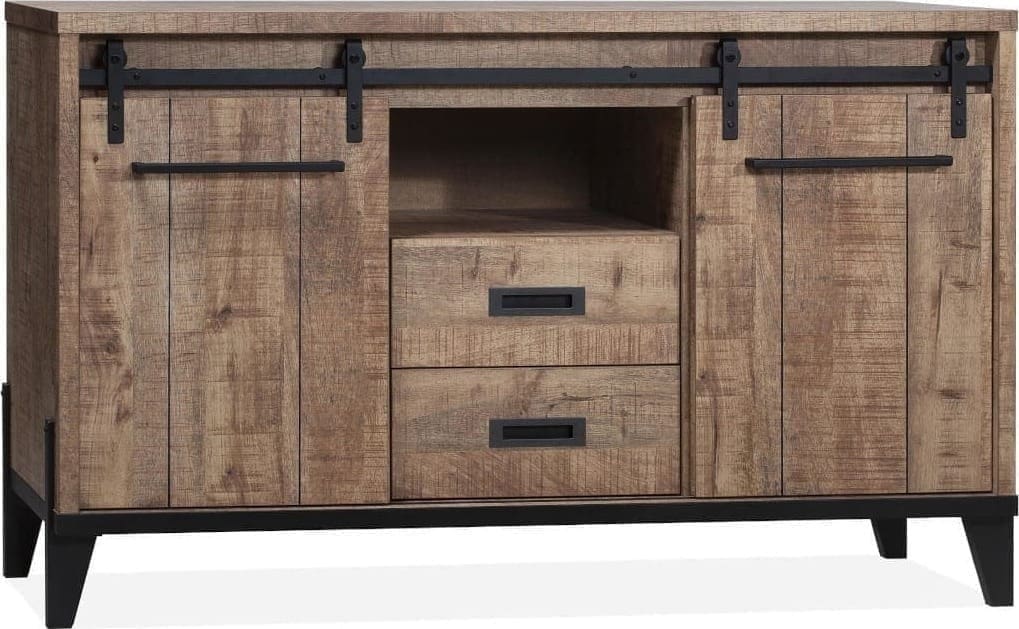 Vigo dressoir uitgevoerd in Lamulux Mango - Camino Feelings