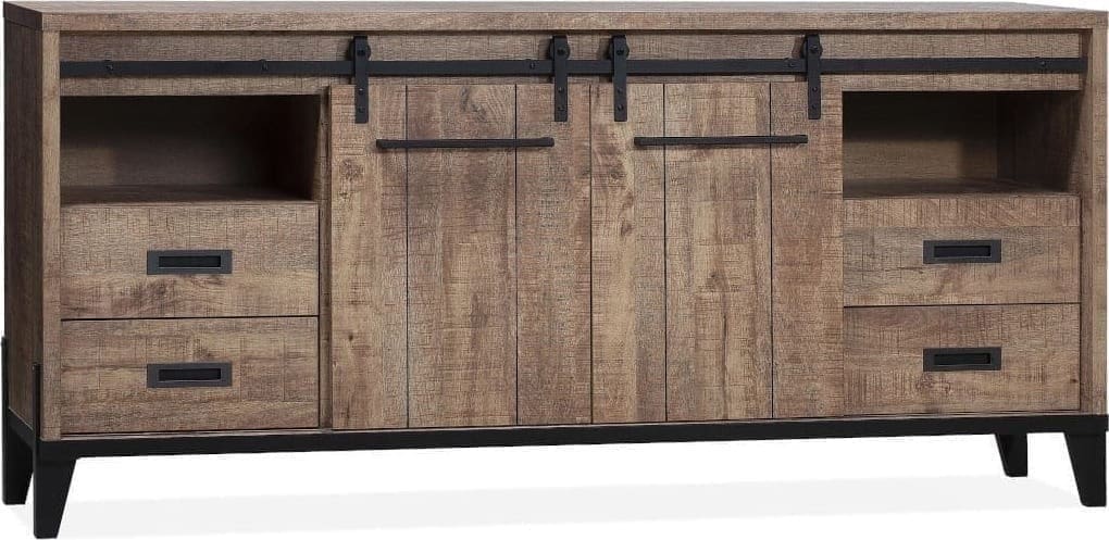 Vigo dressoir uitgevoerd in Lamulux Mango - Camino Feelings