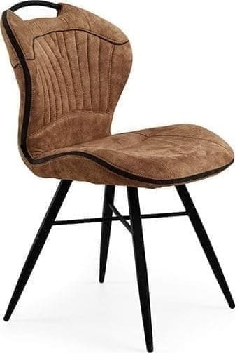 Sabia eetkamerstoel cognac cognac Sabia Feelings Lowik Meubelen