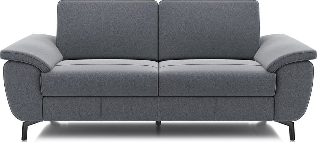 Napels 2,5-zitsbank fix - Henders Hazel - stof Kibo blauw