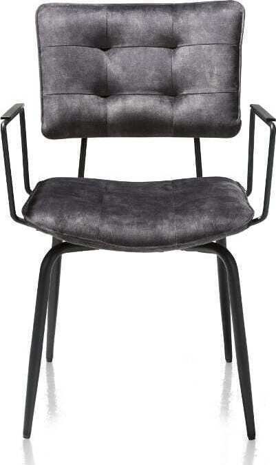 Manou, armstoel - off black - stof Karese MANOU ARMCHAIR 36689ANT Henders & Hazel Lowik Wonen & Slapen