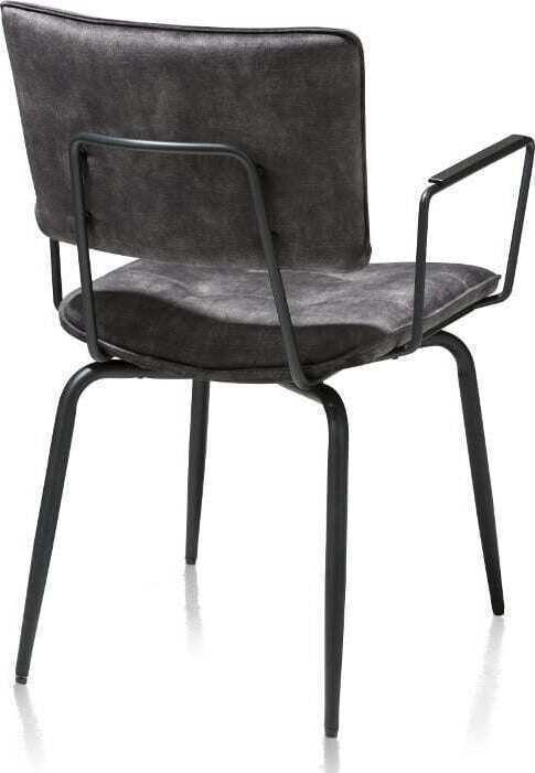 Manou, armstoel - off black - stof Karese MANOU ARMCHAIR 36689ANT Henders & Hazel Lowik Wonen & Slapen