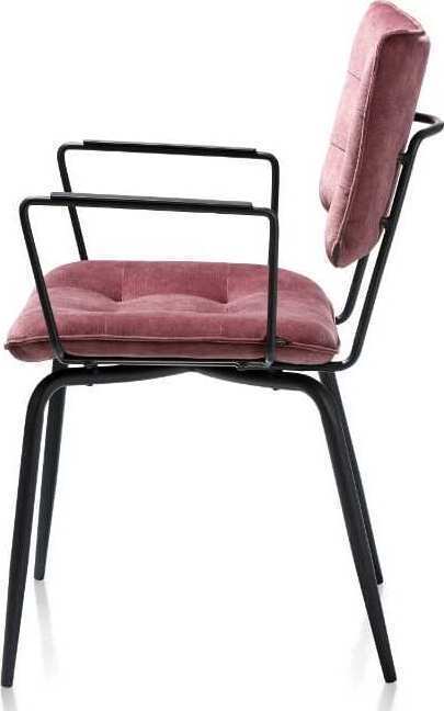 Manou, armstoel - off black - stof Karese MANOU ARMCHAIR 36689ANT Henders & Hazel Lowik Wonen & Slapen