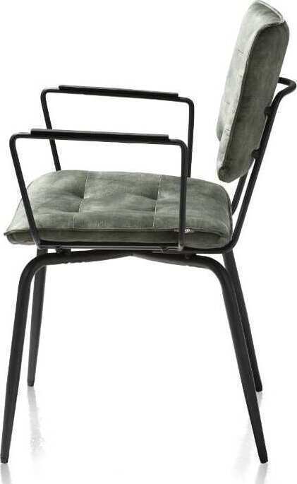 Manou, armstoel - off black - stof Karese MANOU ARMCHAIR 36689ANT Henders & Hazel Lowik Wonen & Slapen