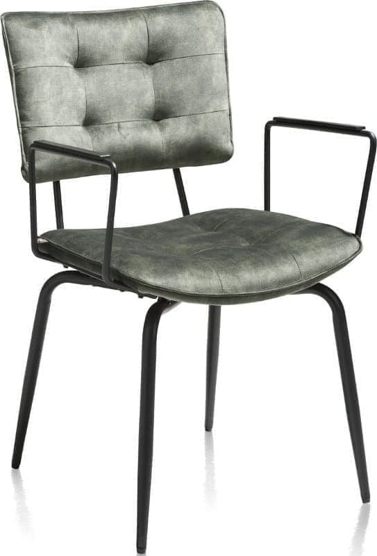 Manou, armstoel - off black - stof Karese MANOU ARMCHAIR 36689ANT Henders & Hazel Lowik Wonen & Slapen