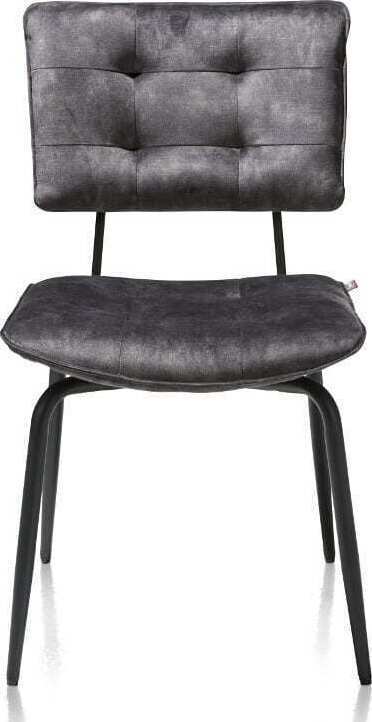 Manou, eetkamerstoel - off black - stof Karese MANOU ARMCHAIR 36687ANT Henders & Hazel Lowik Wonen & Slapen